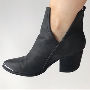 Black Cut Out Booties